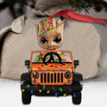 Personalized Christmas Car Ornament Customizable Gift for Friends & Family Ornament GradoCreations
