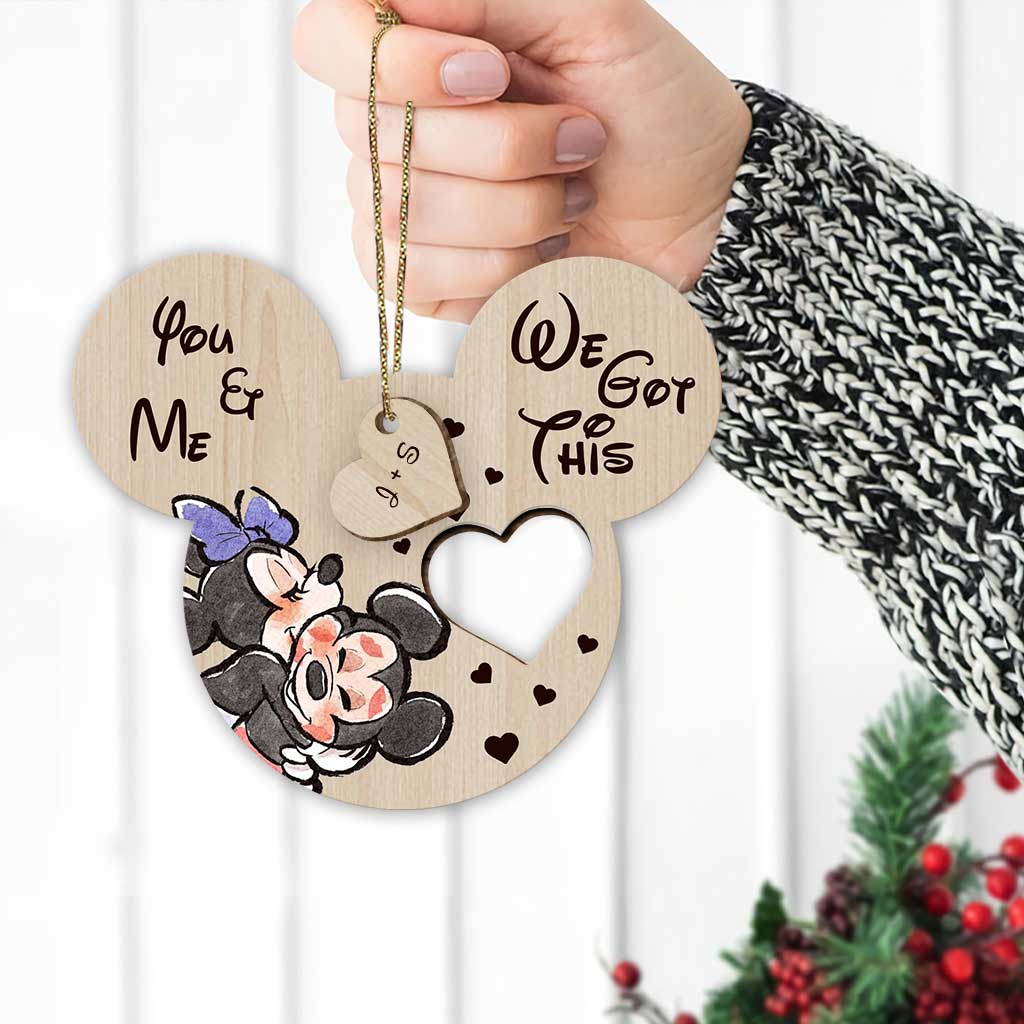 Personalized Christmas Mouse Wooden Pop Out Ornament Gift Pop Out Ornament GradoCreations