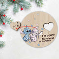 Personalized Wooden Pop Out Ornament Custom Christmas Gift Pop Out Ornament GradoCreations