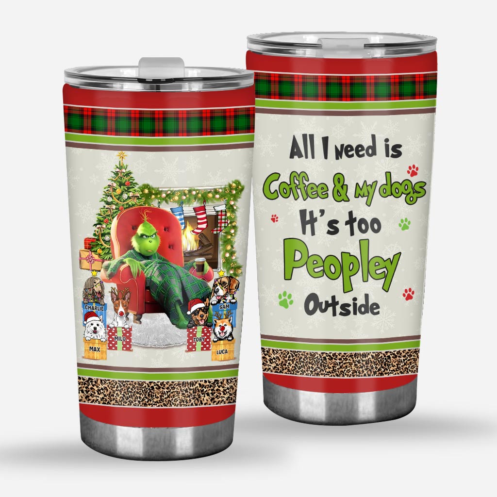 Personalized Dog Tumbler Coffee Lover Gift for Pet Owners Tumbler GradoCreations