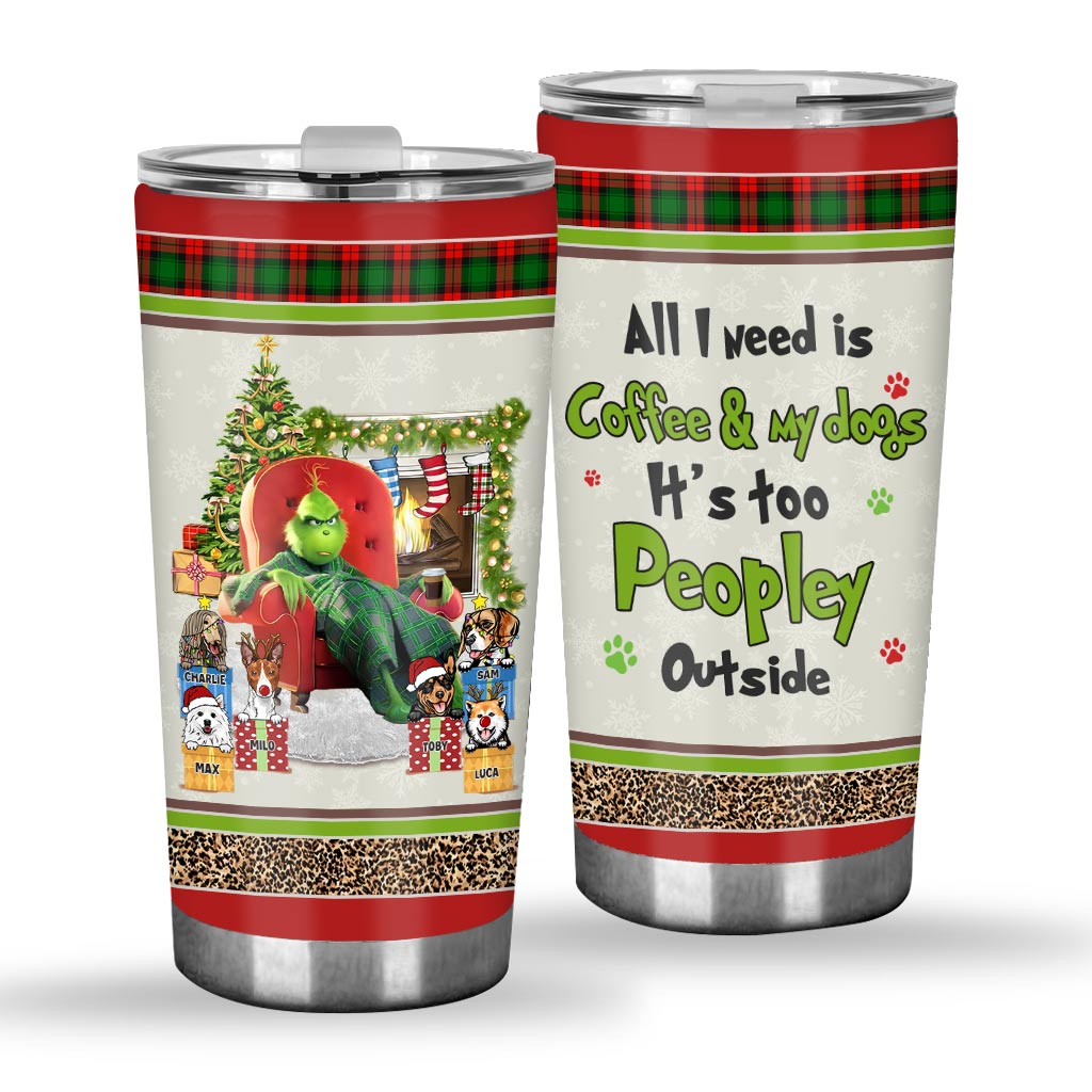 Personalized Dog Tumbler Coffee Lover Gift for Pet Owners Tumbler GradoCreations