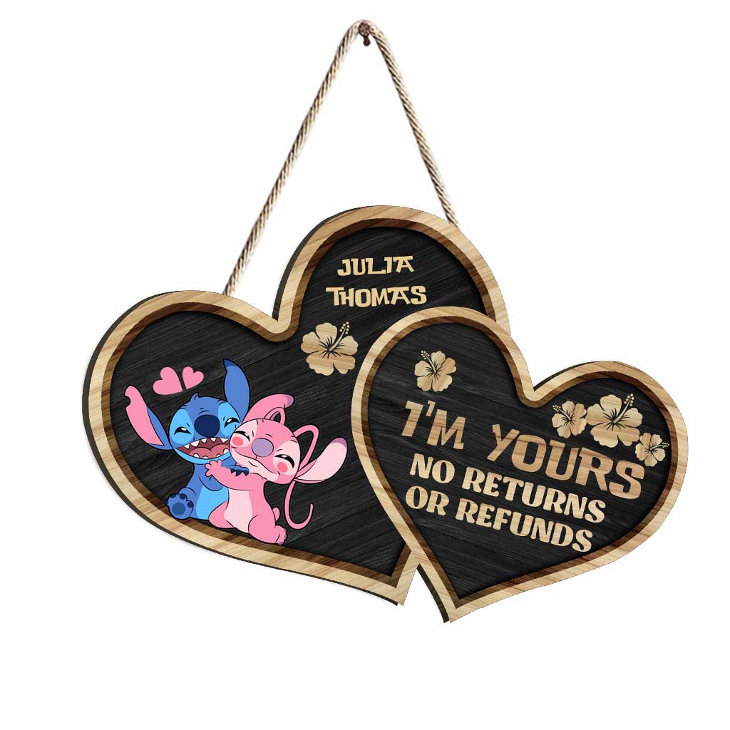 Personalized Ohana Wood Sign Custom Name Gift for Couple Wood Sign GradoCreations