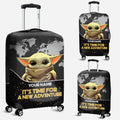 Personalized Luggage Cover Custom Name Adventure Travel Gift Luggage Cover GradoCreations