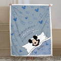 Personalized Mouse Blanket Custom Name Gift for Graduation Blanket GradoCreations