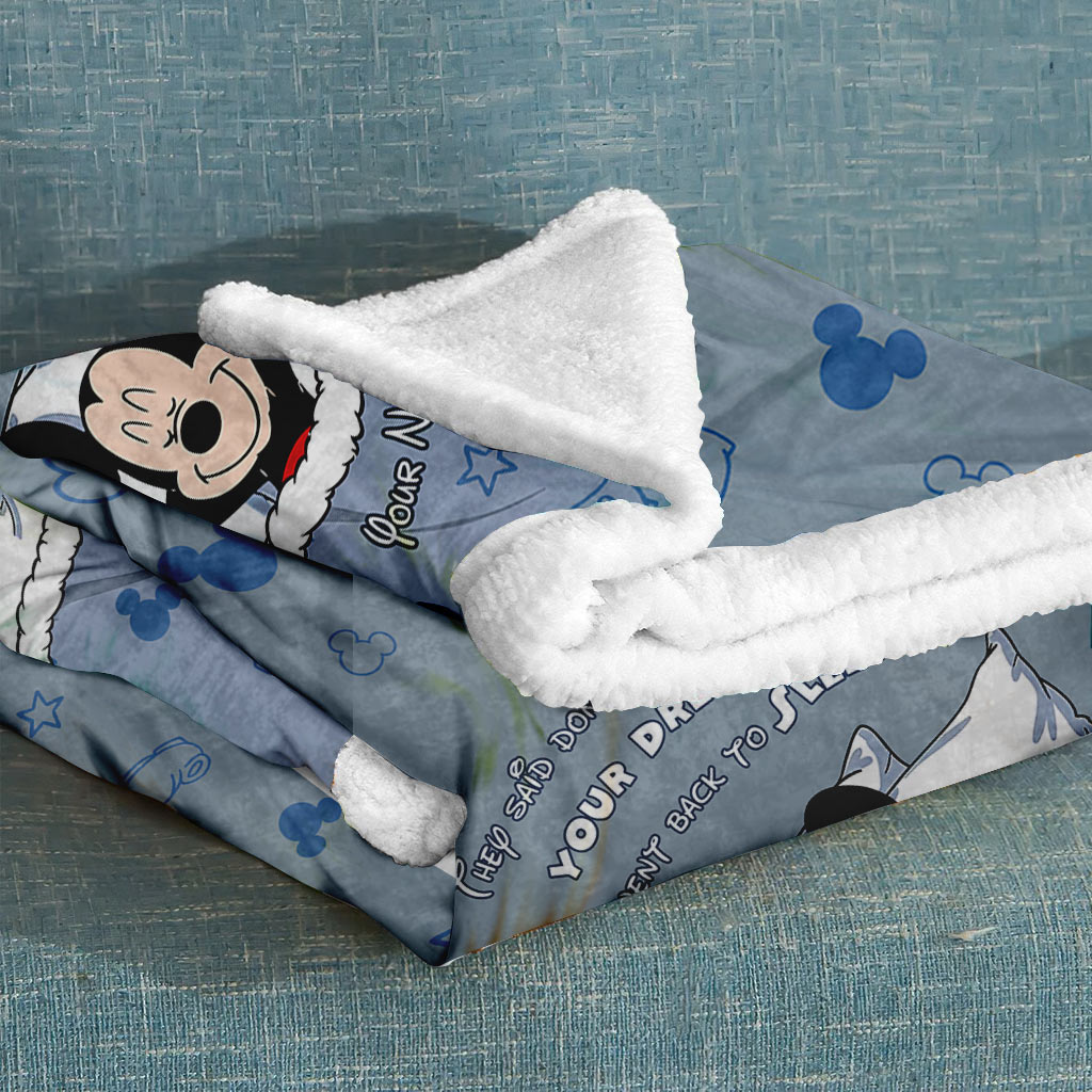 Personalized Mouse Blanket Custom Name Gift for Graduation Blanket GradoCreations