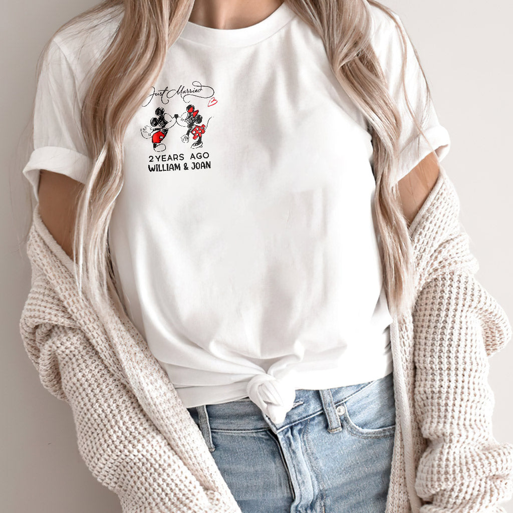 Personalized Just Married Couple T-Shirt & Hoodie Gift T-shirt & Hoodie GradoCreations