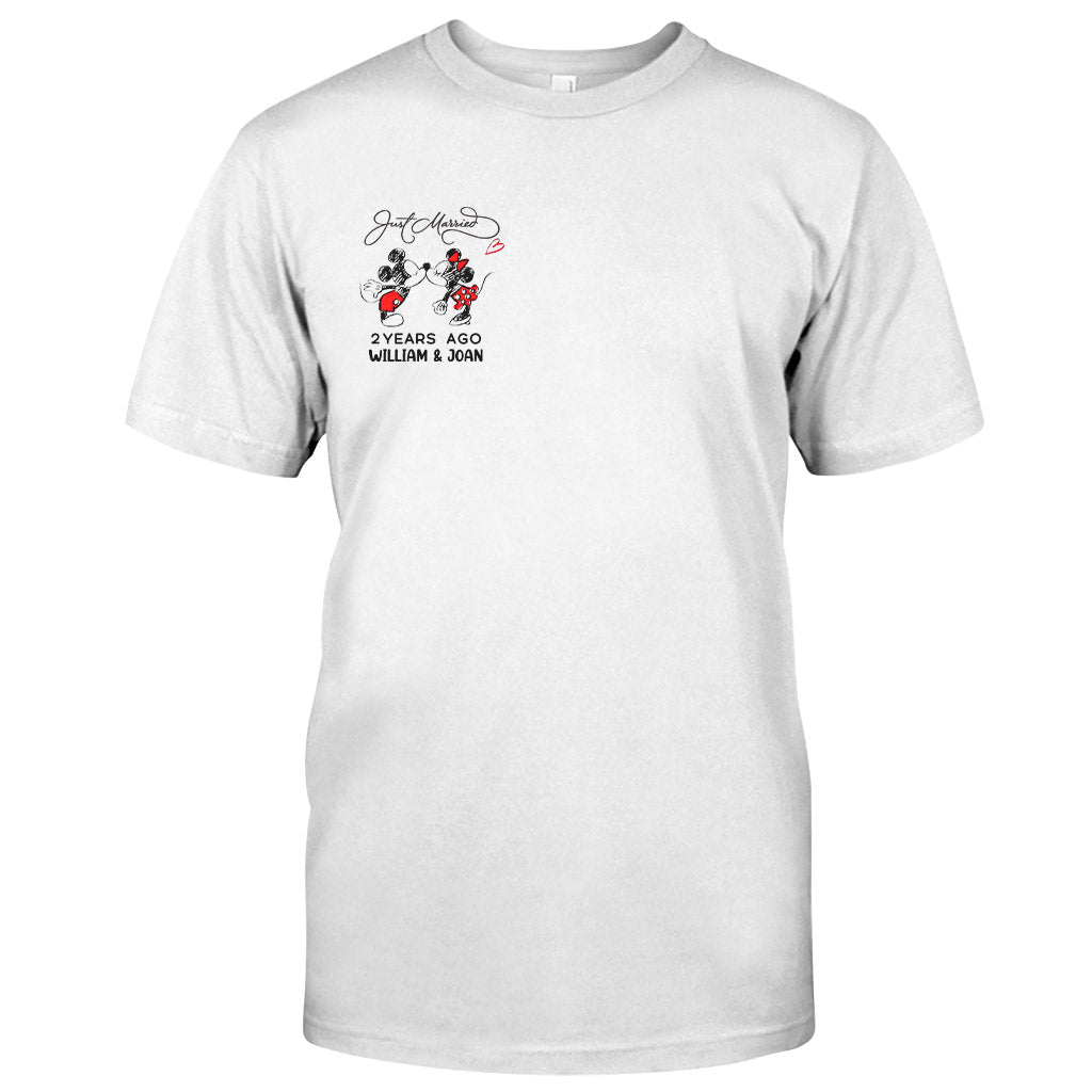 Personalized Just Married Couple T-Shirt & Hoodie Gift T-shirt & Hoodie GradoCreations