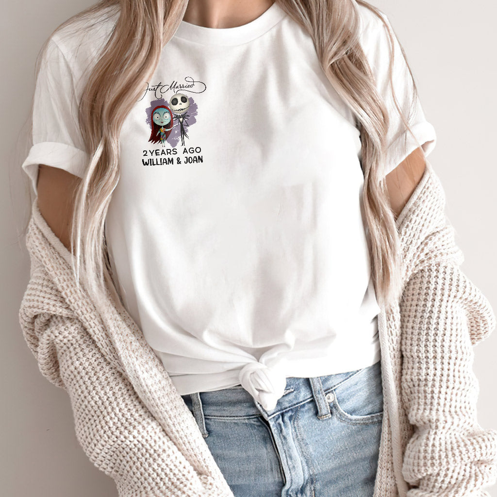 Personalized Just Married Couple T-shirt & Hoodie Gift T-shirt & Hoodie GradoCreations