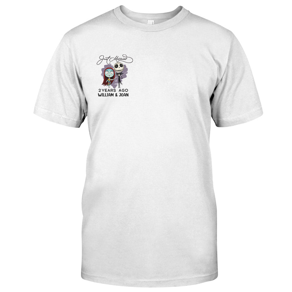Personalized Just Married Couple T-shirt & Hoodie Gift T-shirt & Hoodie GradoCreations