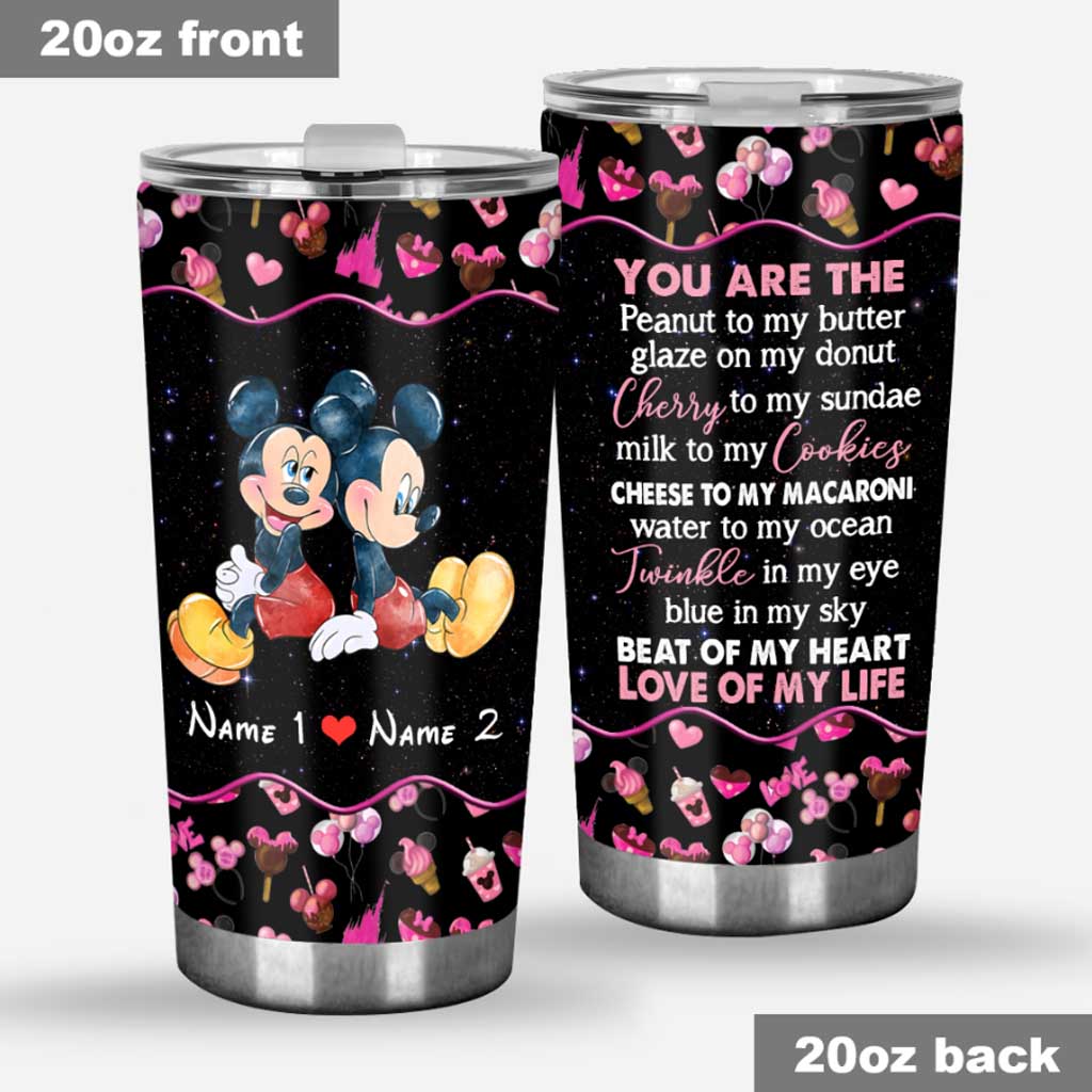 Personalized LGBT Support Tumbler Custom Couple Gift for Anniversary Tumbler GradoCreations