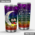 Personalized LGBT Couple Tumbler with Custom Names | Unique Love Gift Tumbler GradoCreations
