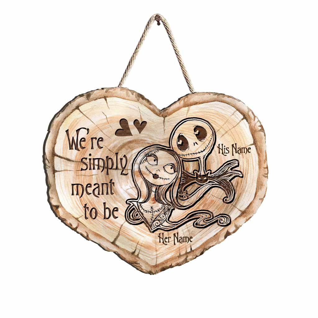 Personalized Heart Wood Sign for Couples | Unique Wedding Gift Wood Sign GradoCreations