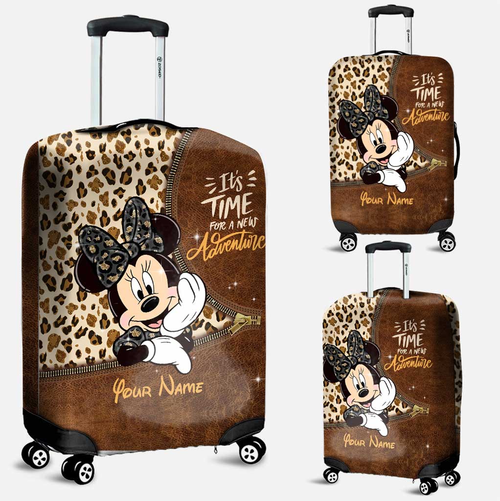 Personalized Leather Handbag & Luggage Cover with Custom Name Gift for Women Leather Handbag & Luggage Cover GradoCreations