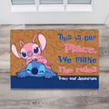 Personalized Couple Ohana Doormat Custom Name Gift for Home Doormat GradoCreations