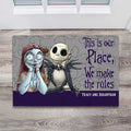 Personalized Halloween Doormat for Couples | Custom Name Gift Doormat GradoCreations