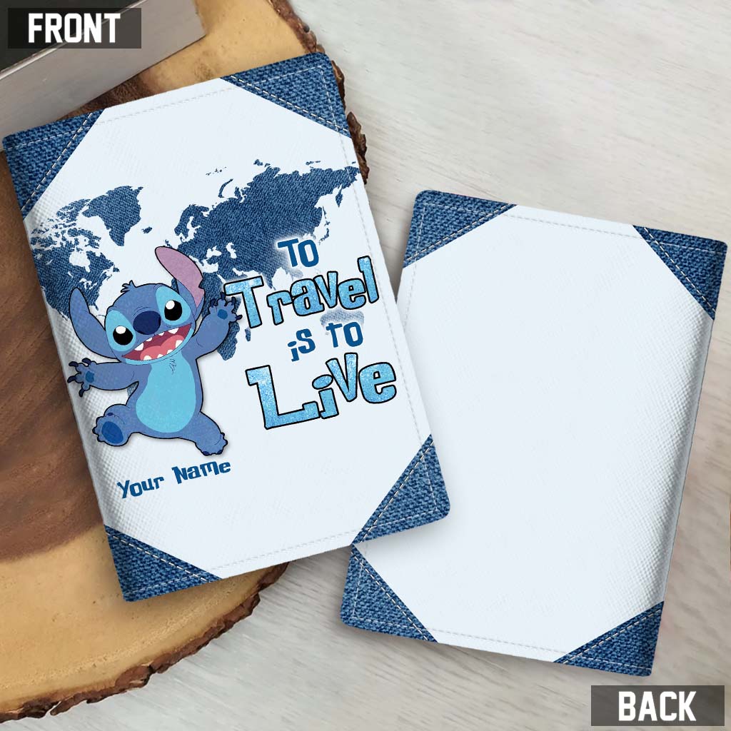 Personalized PU Leather Passport Holder Custom Name Travel Gift Passport Holder GradoCreations
