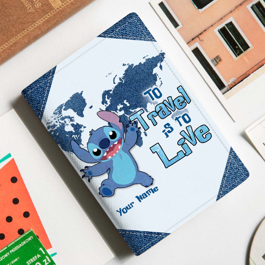 Personalized PU Leather Passport Holder Custom Name Travel Gift Passport Holder GradoCreations