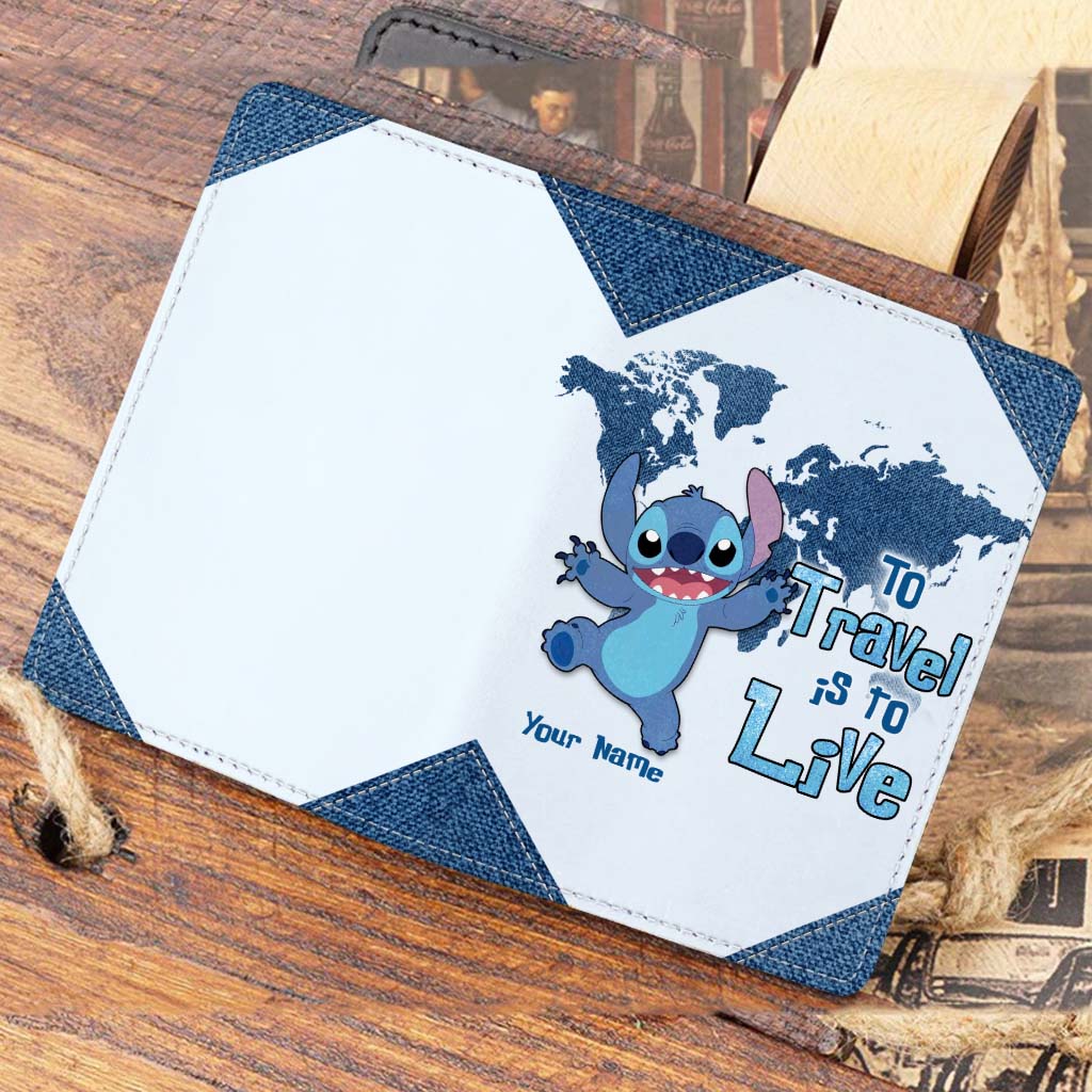 Personalized PU Leather Passport Holder Custom Name Travel Gift Passport Holder GradoCreations