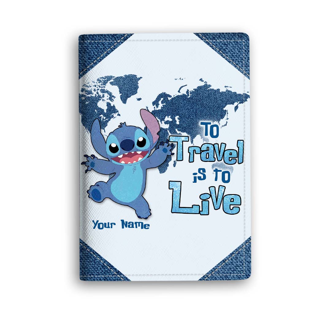 Personalized PU Leather Passport Holder Custom Name Travel Gift Passport Holder GradoCreations