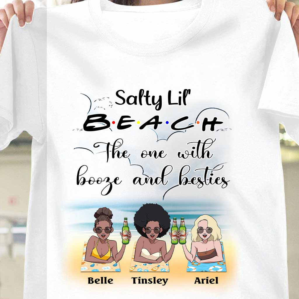 Personalized Salty Lil' Besties T-shirt & Hoodie Gift for Friends T-shirt & Hoodie GradoCreations