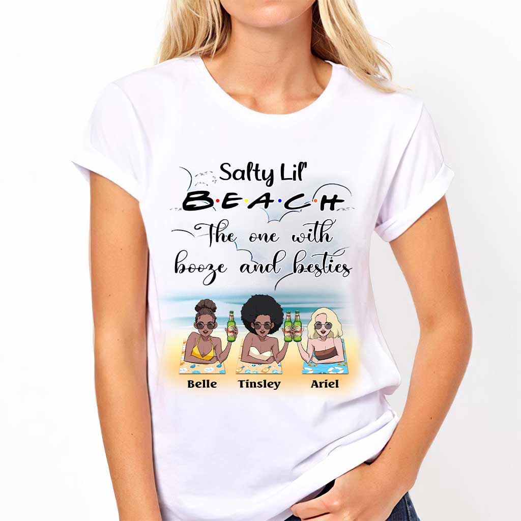 Personalized Salty Lil' Besties T-shirt & Hoodie Gift for Friends T-shirt & Hoodie GradoCreations
