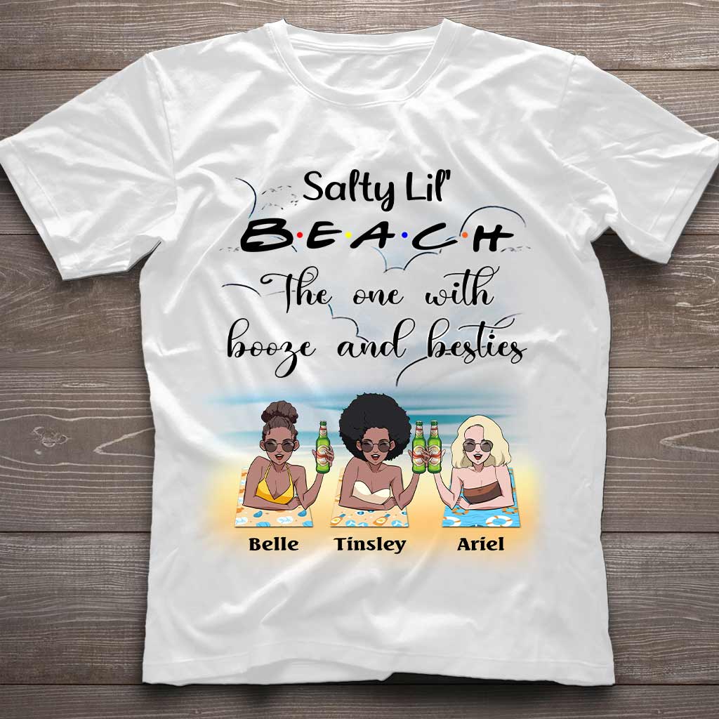 Personalized Salty Lil' Besties T-shirt & Hoodie Gift for Friends T-shirt & Hoodie GradoCreations