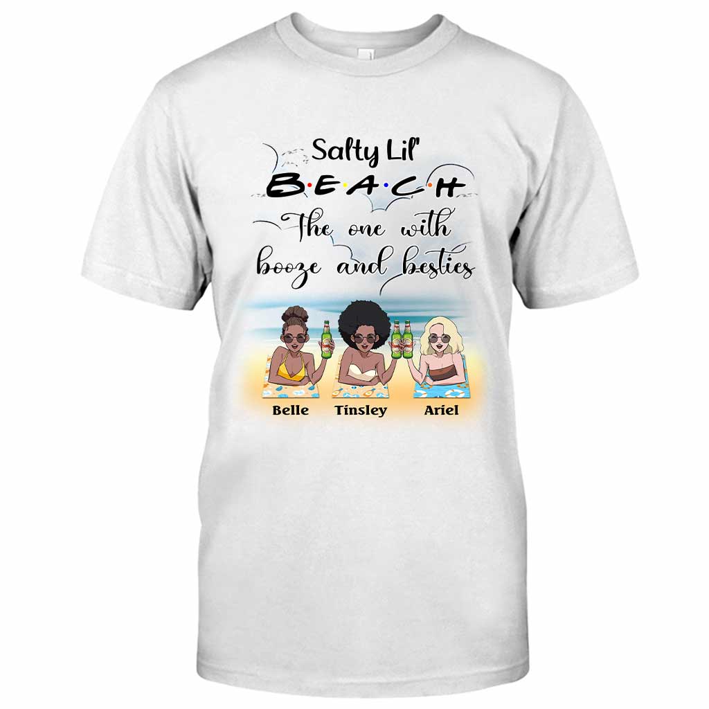 Personalized Salty Lil' Besties T-shirt & Hoodie Gift for Friends T-shirt & Hoodie GradoCreations