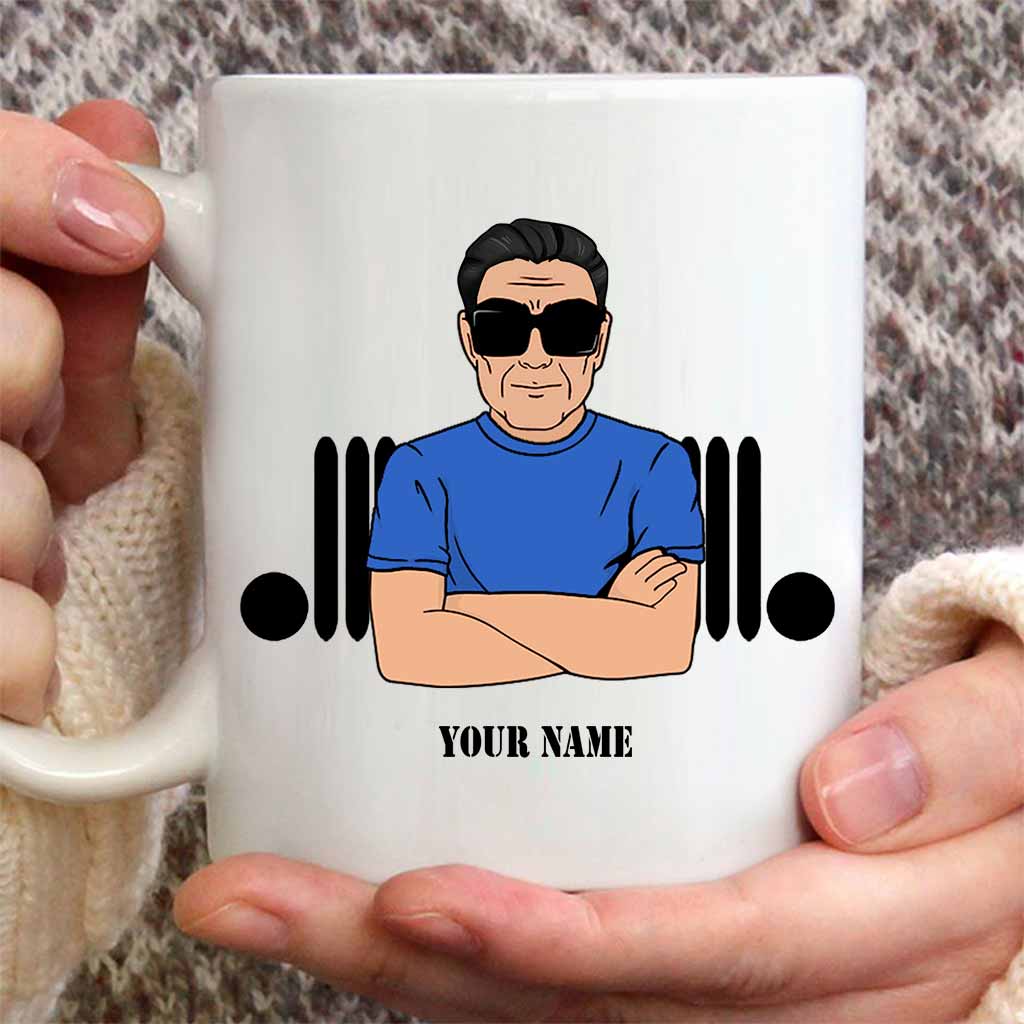 Personalized Father's Day Car Mug 11oz Unique Gift for Dad Mug GradoCreations