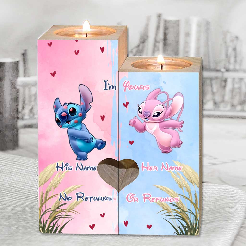 Personalized Ohana Candle Holder Custom Name Gift for Couples Candle Holder GradoCreations