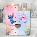 Personalized Ohana Candle Holder Custom Name Gift for Couples Candle Holder GradoCreations