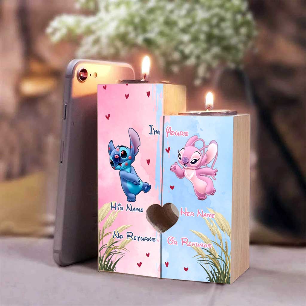 Personalized Ohana Candle Holder Custom Name Gift for Couples Candle Holder GradoCreations