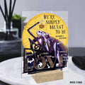 Personalized Acrylic Plaque We're Simply Meant To Be Gift for Couples Transparent Acrylic Plaque GradoCreations