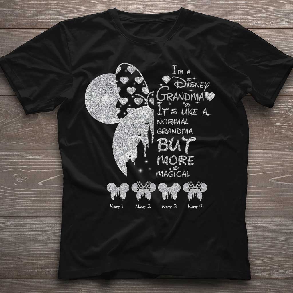 Personalized Disney Grandma T-Shirt & Hoodie Gift for Mom T-shirt & Hoodie GradoCreations