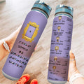 Personalized Water Tracker Bottle Custom Name 32oz Gift for Mom Water Tracker Bottle GradoCreations