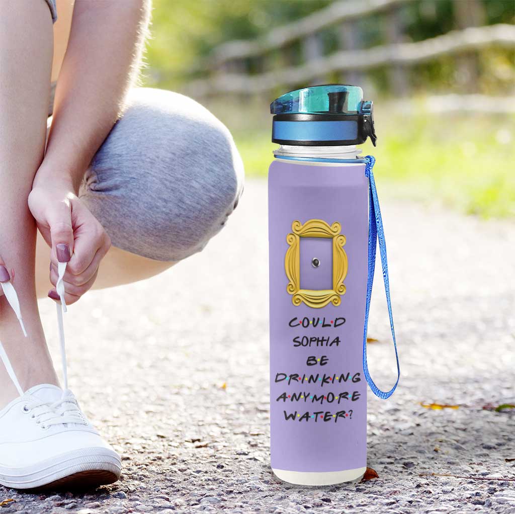 Personalized Water Tracker Bottle Custom Name 32oz Gift for Mom Water Tracker Bottle GradoCreations