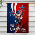 Personalized Grandma House Flag Custom Stars and Stripes Gift House Flag GradoCreations