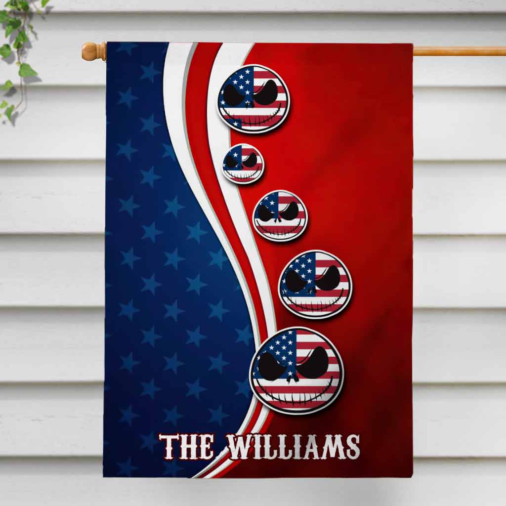 Personalized Nightmare House Flag Custom Family Name Gift House Flag GradoCreations
