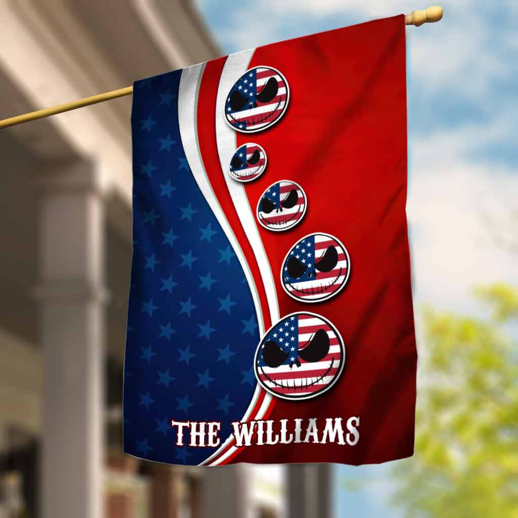 Personalized Nightmare House Flag Custom Family Name Gift House Flag GradoCreations