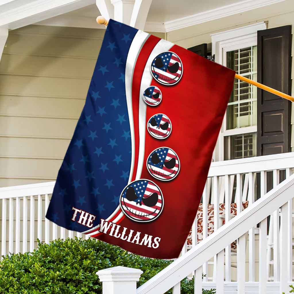 Personalized Nightmare House Flag Custom Family Name Gift House Flag GradoCreations