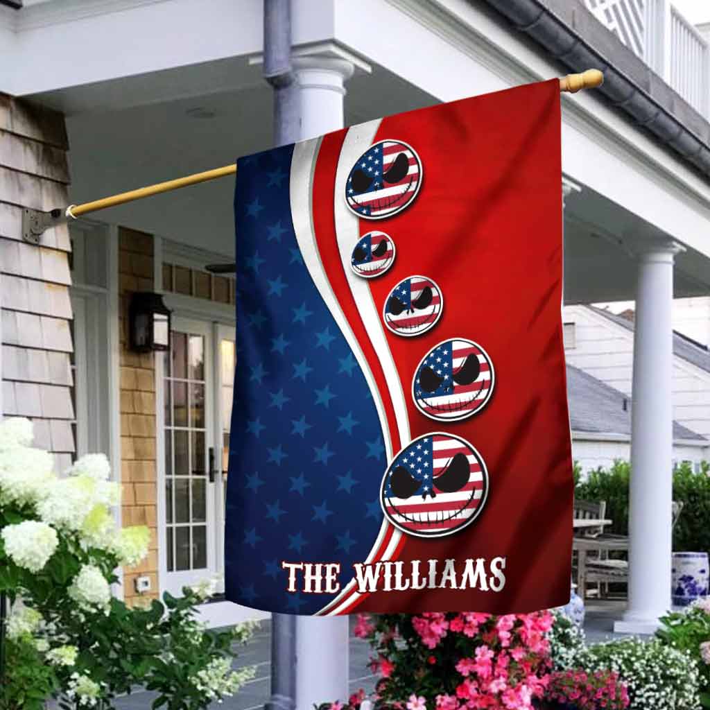 Personalized Nightmare House Flag Custom Family Name Gift House Flag GradoCreations