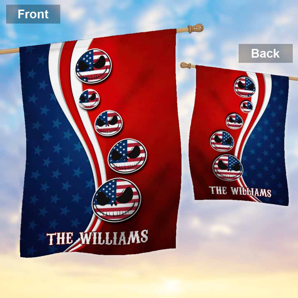 Personalized Nightmare House Flag Custom Family Name Gift House Flag GradoCreations
