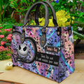 Personalized Leather Handbag with Skull Design for Women Gift Leather Handbag GradoCreations