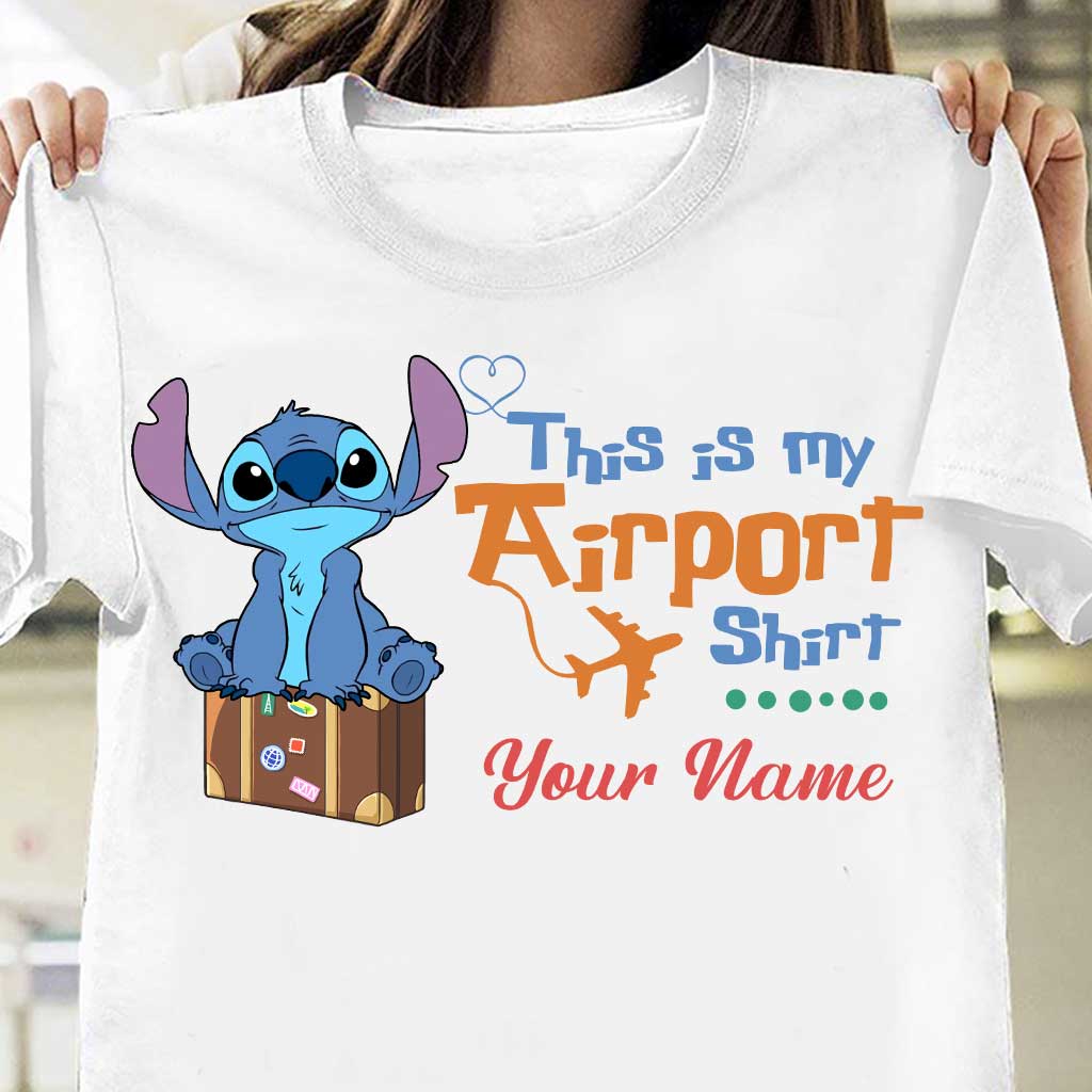 Personalized Ohana Airport T-shirt & Hoodie Custom Name Gift T-shirt & Hoodie GradoCreations