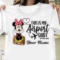 Personalized Mouse Airport Shirt Custom Name T-shirt Hoodie Gift for Travelers T-shirt & Hoodie GradoCreations