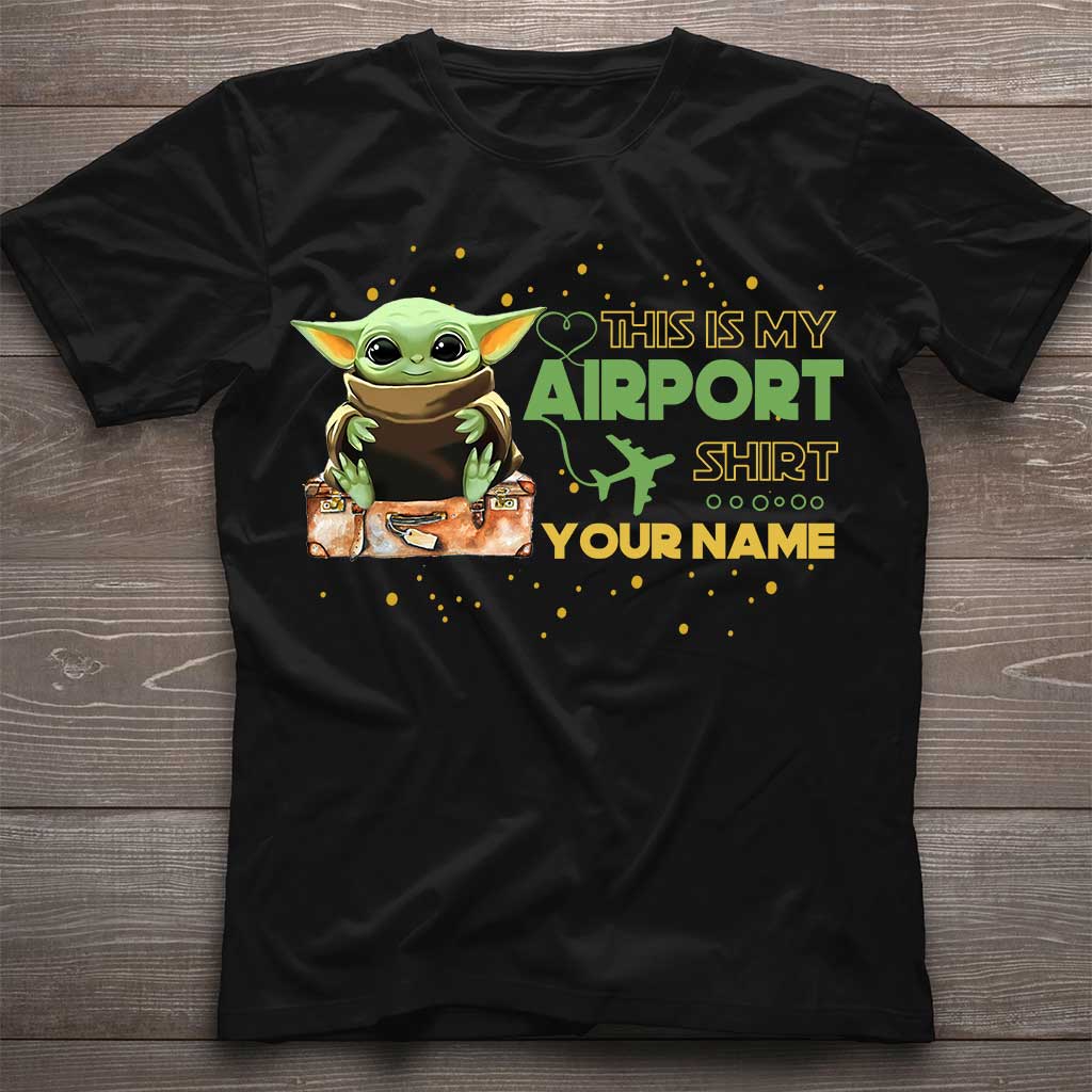 Personalized Airport Shirt Featuring Custom Name T-shirt & Hoodie T-shirt & Hoodie GradoCreations