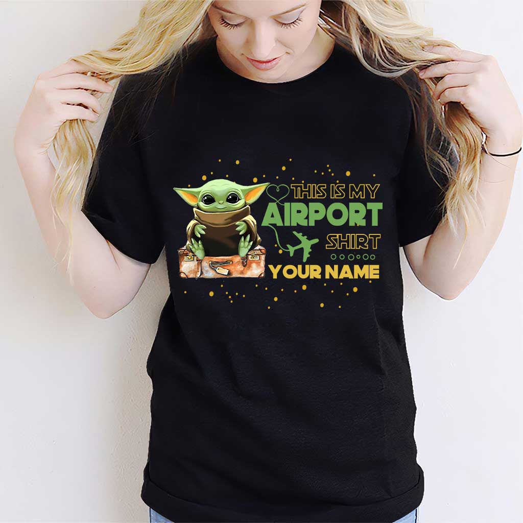 Personalized Airport Shirt Featuring Custom Name T-shirt & Hoodie T-shirt & Hoodie GradoCreations