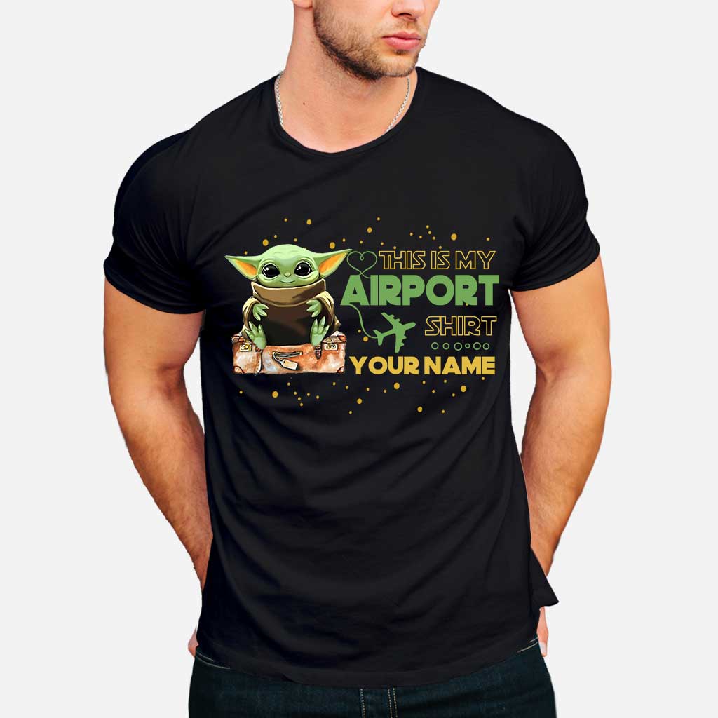 Personalized Airport Shirt Featuring Custom Name T-shirt & Hoodie T-shirt & Hoodie GradoCreations