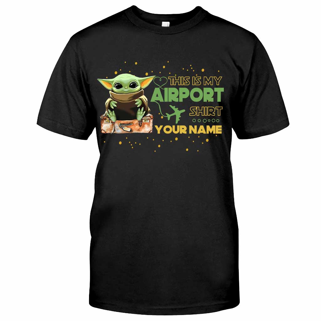 Personalized Airport Shirt Featuring Custom Name T-shirt & Hoodie T-shirt & Hoodie GradoCreations