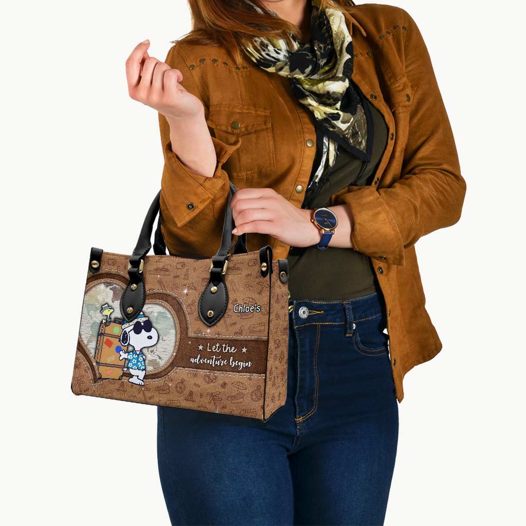 Personalized Leather Handbag Custom Name Gift for Women Leather Handbag GradoCreations