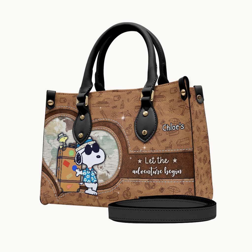 Personalized Leather Handbag Custom Name Gift for Women Leather Handbag GradoCreations